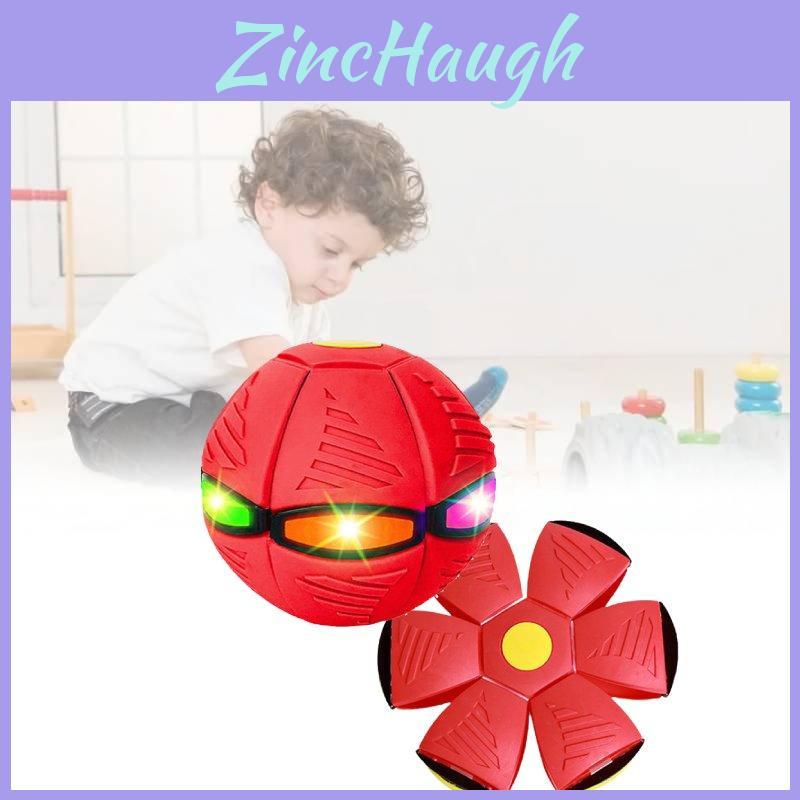 Vibrant Light Up Flying Disc Ball With Stretchy Design For Kids Play And Exercise