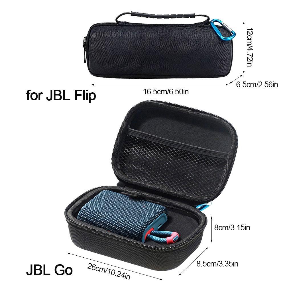 Portable Hard Shell Speaker Carrying Case Shockproof Durable Organizer Case Water Resistant Storage Bag for JBL Flip/Go Travel