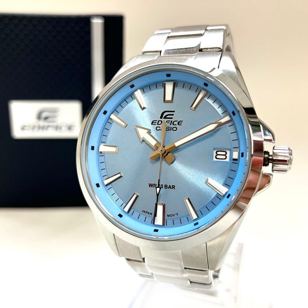Used [Good Condition] Casio Edifice EFV-100DJ Full Metal Blue y2k
