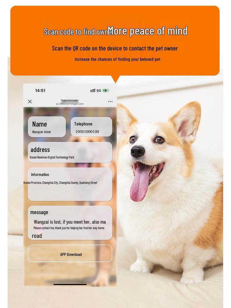 Newman Pet GPS Collar: Waterproof Tracker for Dogs & Cats