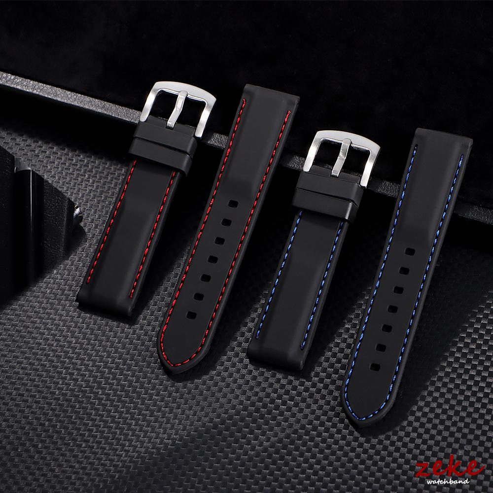 Rubber Watch Band 18mm 20mm 22mm 24mm Wristabnd for Seiko Bracelet Soft Silicone Watch Strap Men Women Sport Waterproof Belt