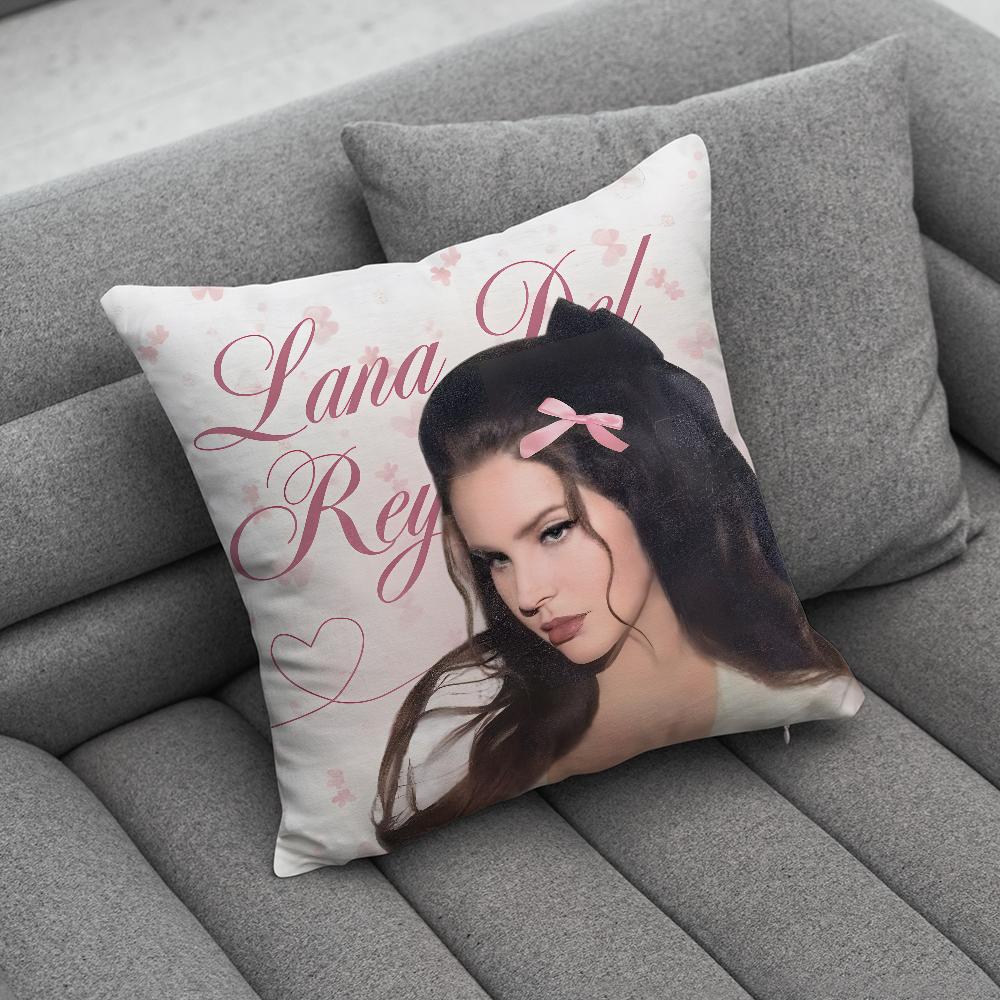 Singer LLana Del Rey Pillow Case Soft Cushion Cases for Farmhouse Sofa Decor Home Decorations and Protector