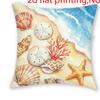1/4pcs Coastal Beach Throw Pillow Covers Watercolor Nautical Lighthouse Tropical Holiday Outdoor Cushion Cases Cushion Cover