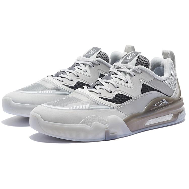 New LiNing Ellington Men's Erik Ellington Professional Skateboarding Shoes   Grey AEPR009-16