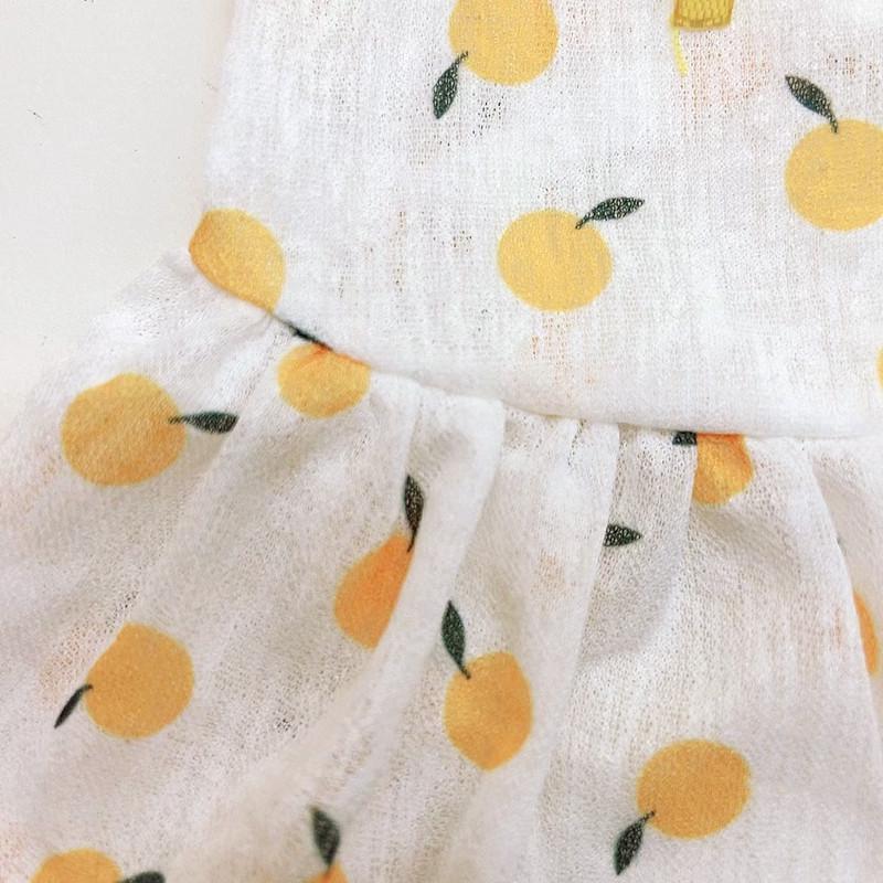 Teddy Dog Princess Summer Dress for Small Pets, Poodle, Bichon, Pomeranian, and Cats