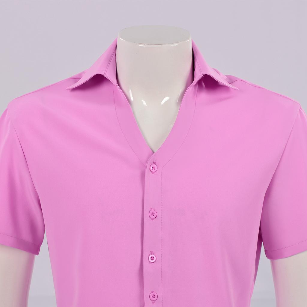 K-Pop Demon Hunter Cosplay Costume Shaka Boys Devil Boy Group Abby Romance Anime Pink Shirt