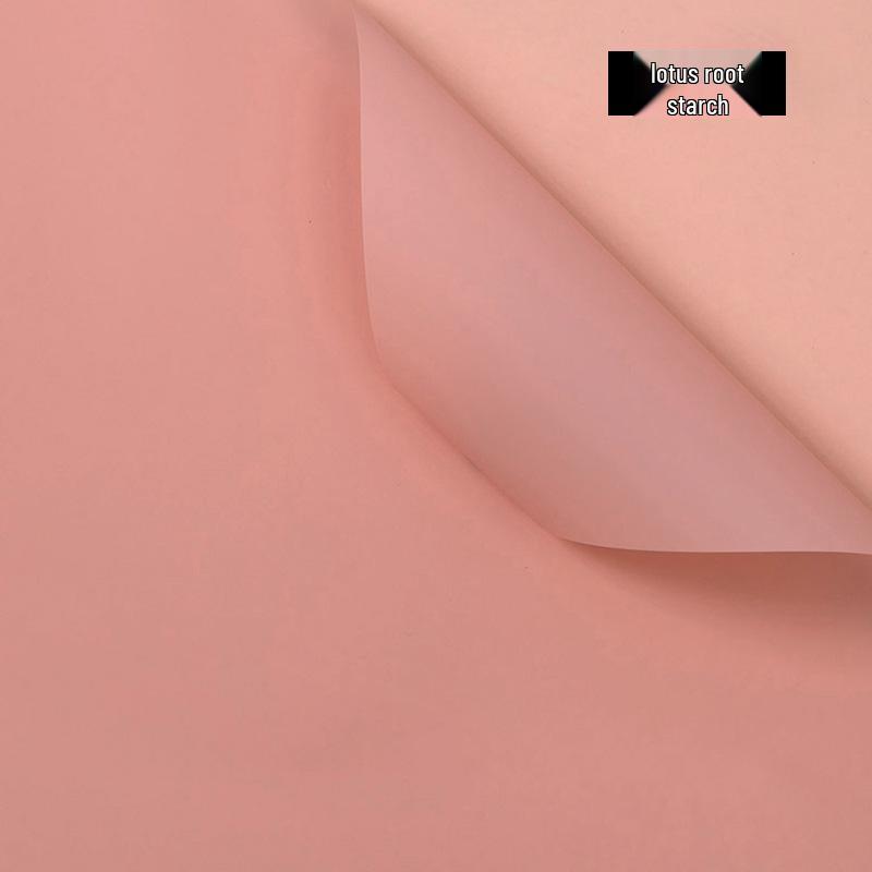 Translucent Waterproof Matte Paper for Florist Bouquets - Korean Solid Color Flower Packaging