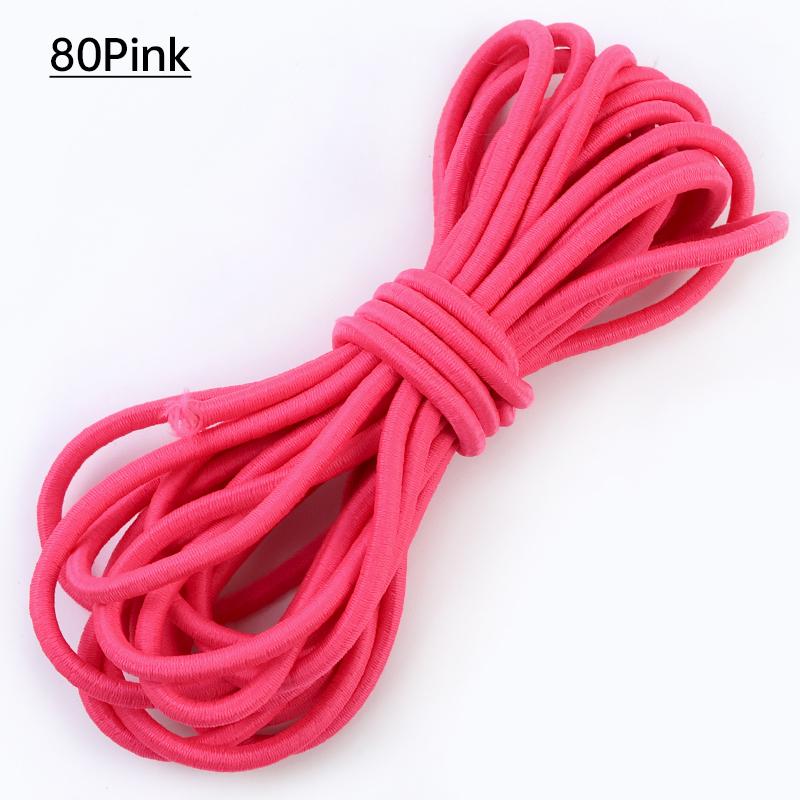 2/5/10Meters Meetee 5mm Elastic Ropes for Waistband Colored Rubber Band Clothes Bags Stretchable Cord Garment Sewing Accessories