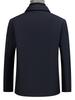 Premium Plus Size Men's Business Casual Jacket for Spring and Autumn - Solid Color Lapel Design
