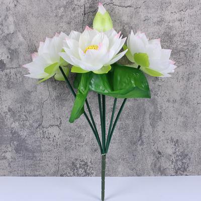 Brand New Flower Artificial Fake For Wedding Garden Home Lotus Party Plastic Silk Water Lily Simulation Stalks