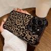 Luxury Personality Leopard Print Plating Phone Case For iPhone 17 16 15 14 13 12 11 Pro Max X XR XSMax 8 Mini Air Plus Anti-Fall