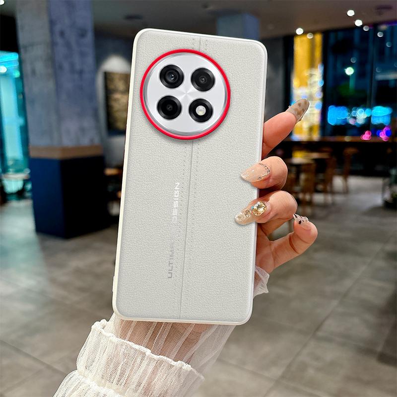 For OnePlus 13 13R Case Luxury PU Leather Skin Fashion Protective Back Cover Case for OnePlus 13T One Plus 13 13S Phone Shell