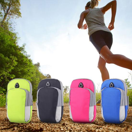 Outdoor Sports Sweatproof Running Armband Arm Bag Gym Fitness Phone Key Holder