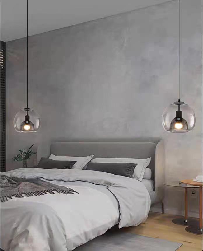 Modern Nordic Glass Pendant Light for Coffee Shop or Bedroom