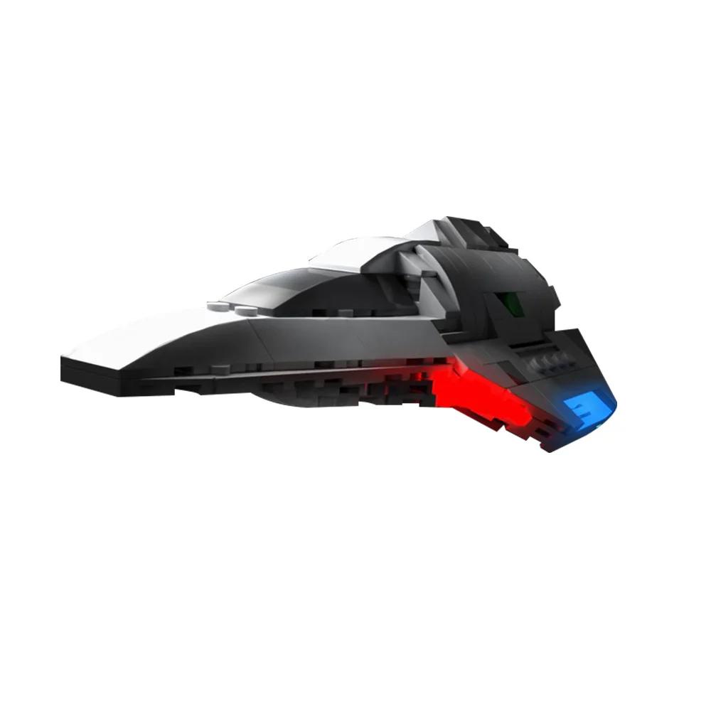 Gobricks MOC Space Trek The Delta Flyer Building Blocks Xtreme Risk Voyager Bricks Model Spaceship Detector Toys Gift