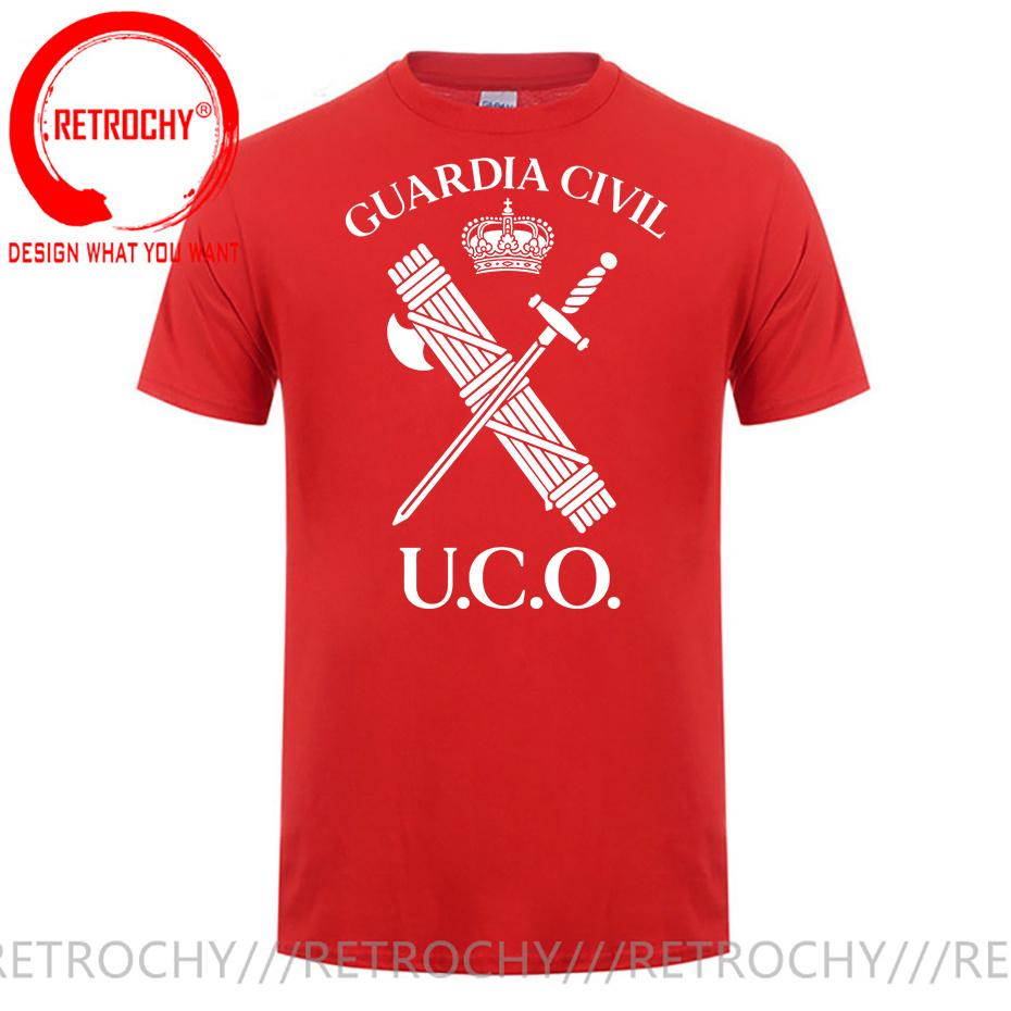 Uco Guardia Civil EspaA PolicA T Shirt Unisex Spain Guardia Civil TShirt Unisex Military Army Summer Streetwear Tops Tee Shirt