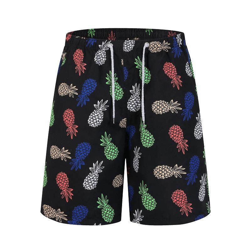 Unisex Quick-Dry Loose Fit Beach Shorts: Printed, Casual, Lightweight Summer Wear