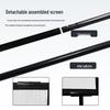 Outdoor Portable HD Projector Screen, 100-120 Inch, Light-Resistant, Wall/Floor Mount, White Grid