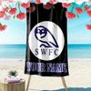 Custom Name Sheffield Wednesday Fc Print Beach Towel, Large Soft Quick Dry Towel for Beach Camping Swimming