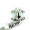 Excellent CHANEL Earring Silver Women B24S Used