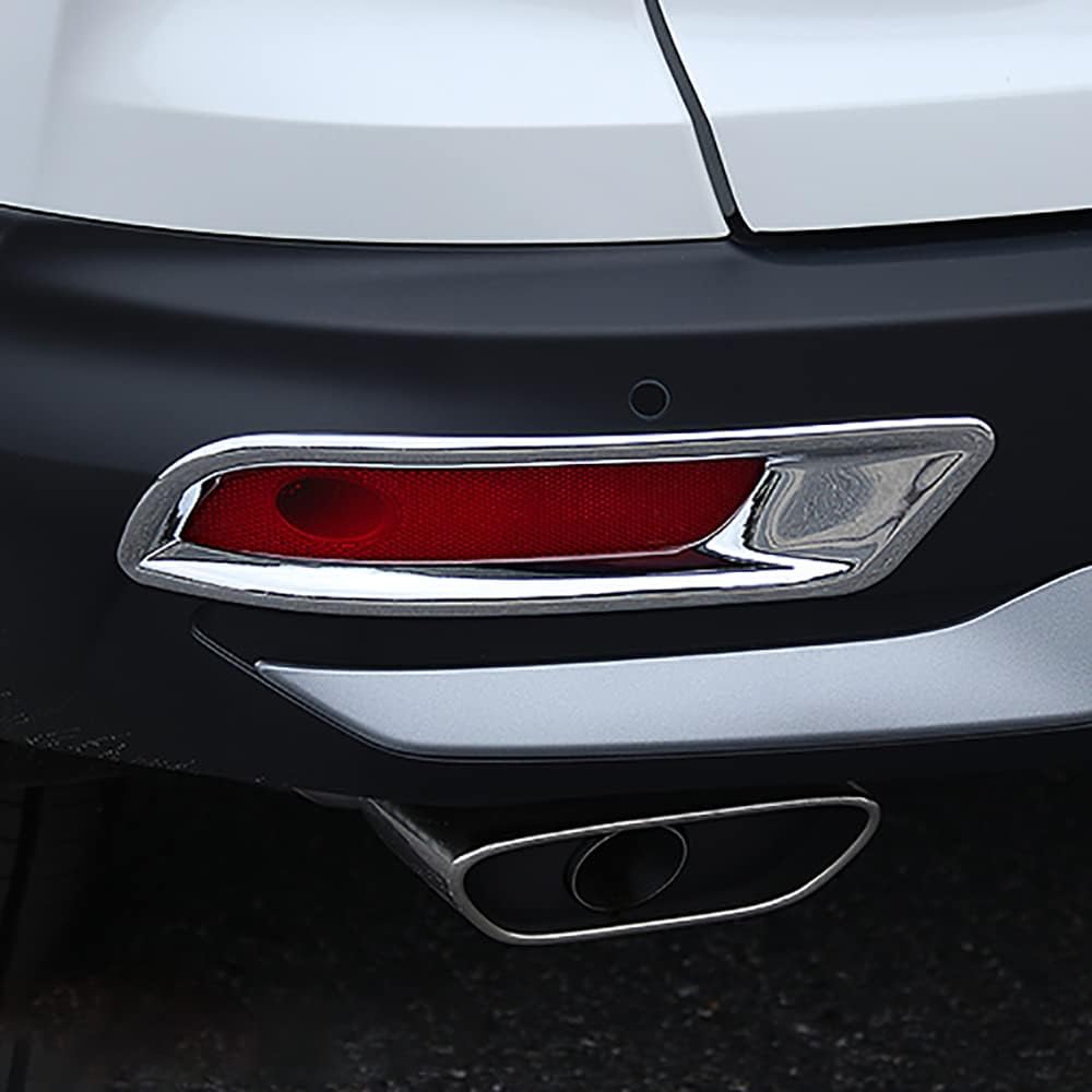Kadore for Honda CR-V CRV EX EX-L Touring Hybrid 2020 2021 2022 Chrome Rear Fog Lights Lamps Cover Trim Bezel 2-pc