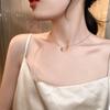 S925 Sterling Silver Deer Necklace – Trendy, High-End, Versatile Clavicle Pendant for Women