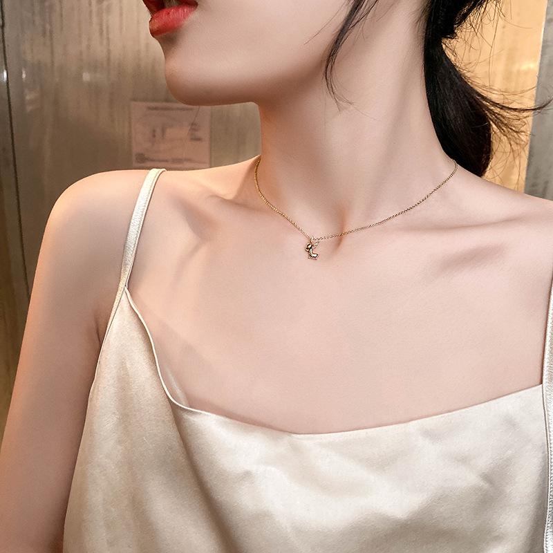 S925 Sterling Silver Deer Necklace – Trendy, High-End, Versatile Clavicle Pendant for Women