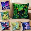 Pokemon Hoenn Region Anime Plush Pillow Cover Soft Short Plush Cushion Cover For Sofa Bedroom Living Room Decor Gift