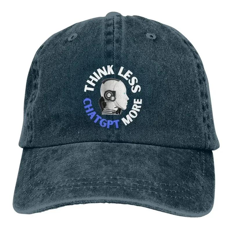 ChatGPT Peaked Unisex Women's Cowboy Cap AI Friend Baseball Caps Personalized Visor Protect Hats