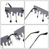 Streetwear Glasses Narrow Rimless Wave Eyewear Tassel Sunglasses Sun Glasses Tears Flame Sunglasses