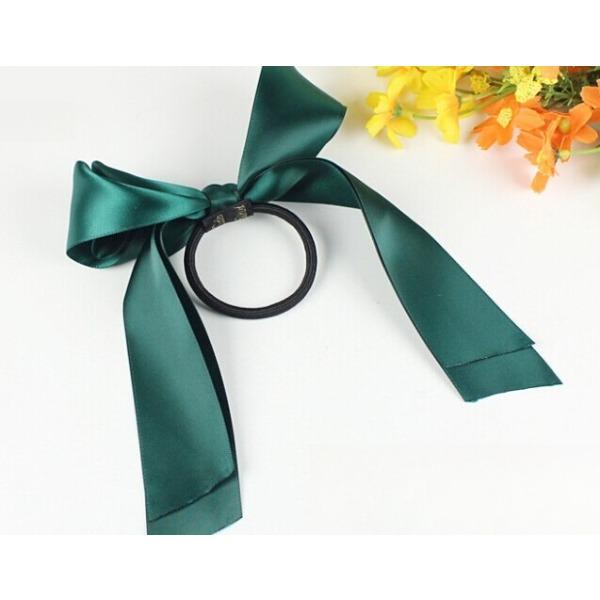 New Korean Bow Ribbon Elastic Hair Bands Women Elegant Hair Rope Elastic Ring Ties Headwear Girls Hair Accessories