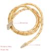Alloy Bendable Snake Necklace Twistable Bracelet Creative Gift Flexible Choker