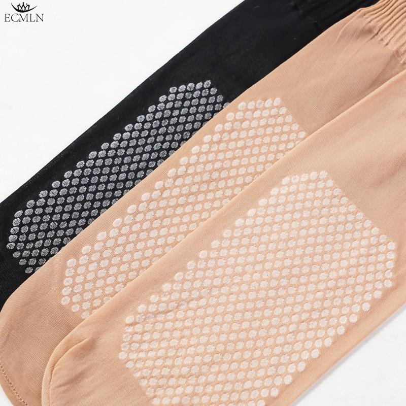 1/5 Paar Damensocken, lässig, für den Sommer, sexy, ultradünn, transparent, aus Kristallseide, kurze Socken, knöchelhohe transparente Socken für Damen