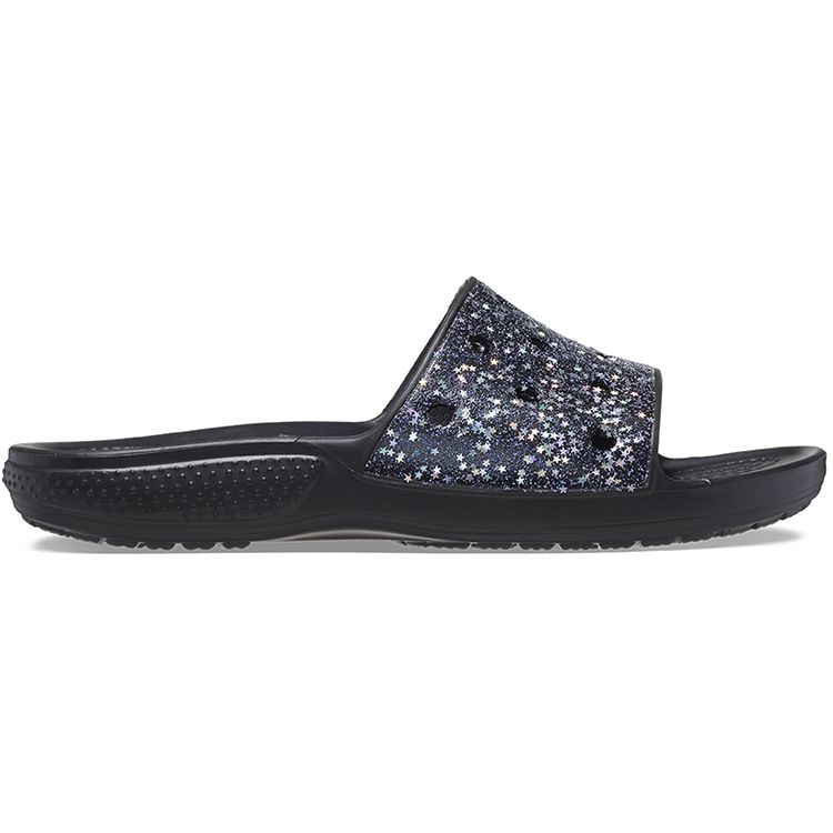 Crocs Non-Slip Durable Sports Slippers Women Footwear Black 208799-067
