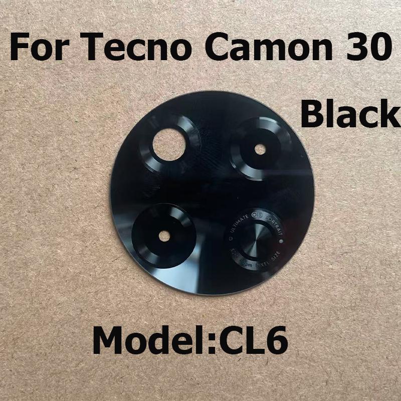 For Tecno Camon 30 Back Rear Camera Glass Lens With Glue Sticker Repair Parts CL6