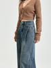 Damen American Retro High Waist Wide Leg Jeans - Frühlings-/Herbstausgabe