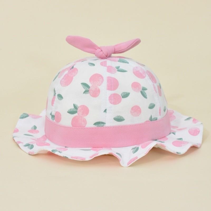 Baby Girl Sun Hat With Wide Brim For Sunscreen Breathability And Casual Outdoor Play