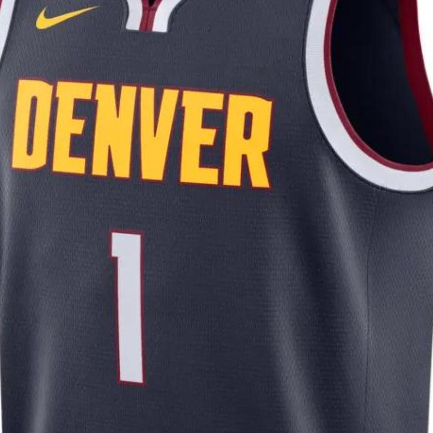 Nike NBA Team Logo Printed Sleeveless Jersey Basketball Tank - Fan Edition 22-23 Season - Denver Nuggets Jamal Murray No. 1 Unisex Tops DN2003-421