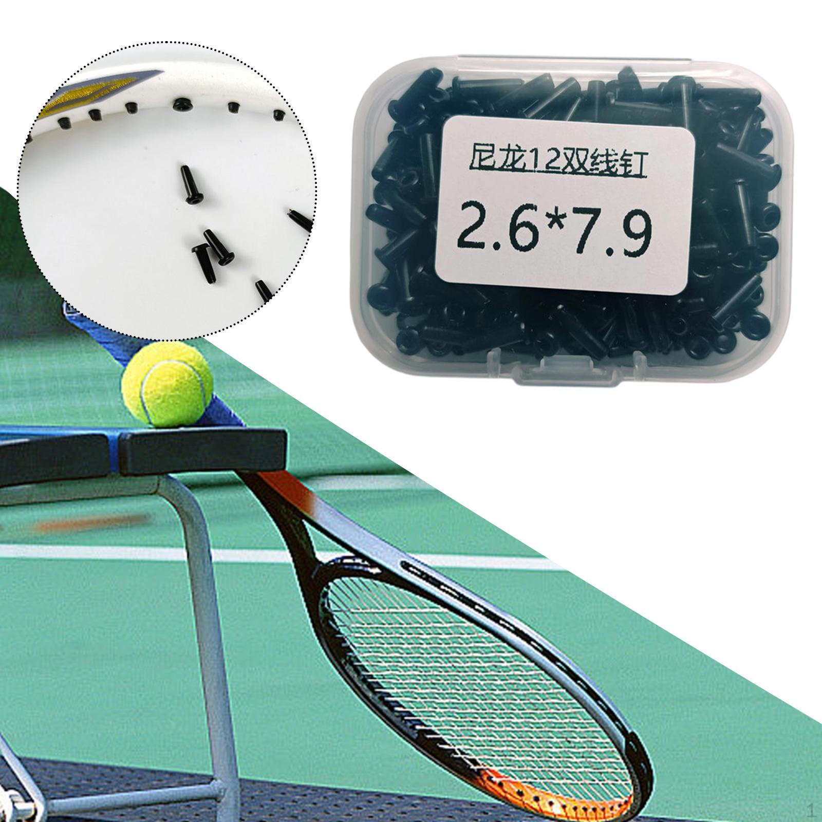 

Badminton Double Line Protection Tubes Accessories for , Technicians Sturdy Professional Spare Parts 2.6x7.9mm