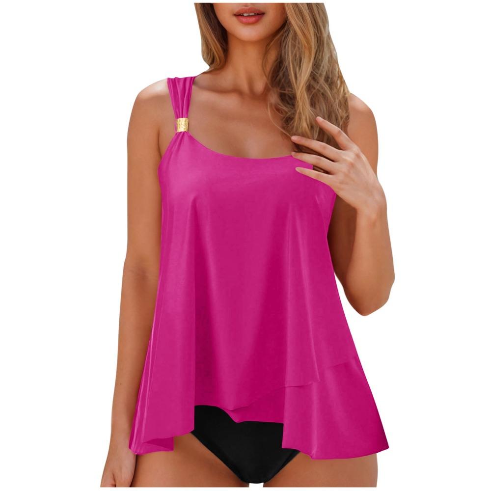 Costume da bagno a due pezzi europeo e americano Costume da bagno femminile Sexy Conservatore Nuovo Capelli