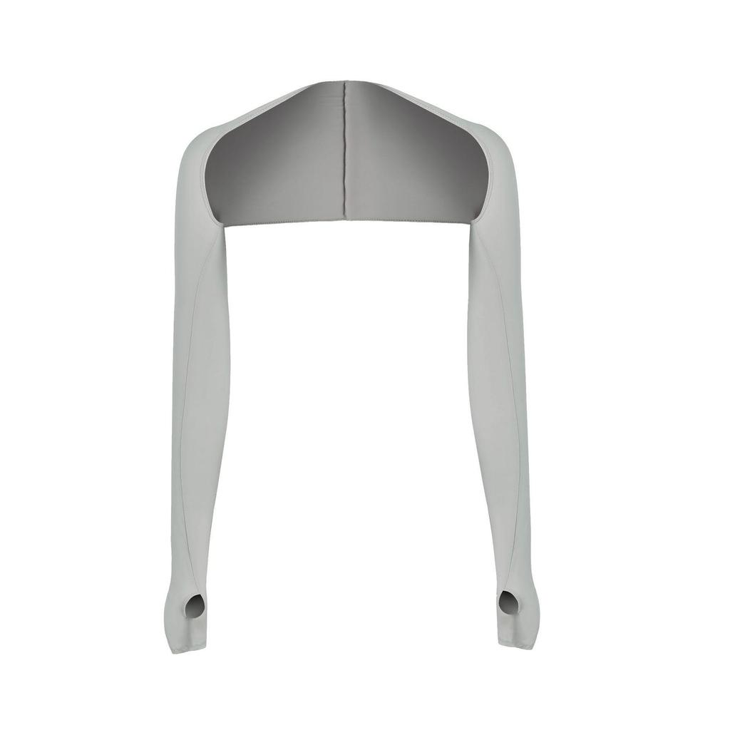 Plus Size Ice Silk Sun Protection Shawl with Sleeves for Outdoor Fishing