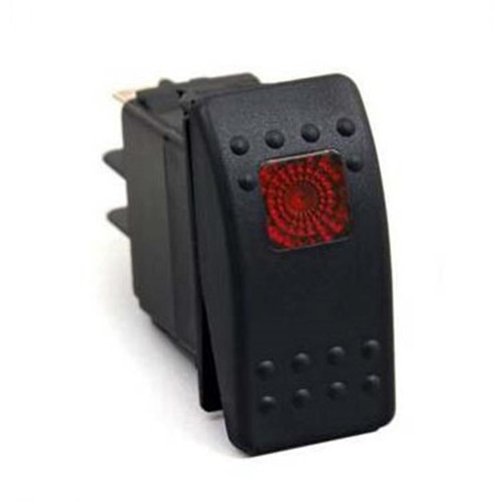 

Водонепроницаемый 12 В 16 А барный тумблер-переключатель со светодиодной подсветкой для автомобиля мотоцикла лодки морского красный