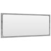 2 Piece Bathroom Furniture Set Grey Sonoma Wood Based Panel