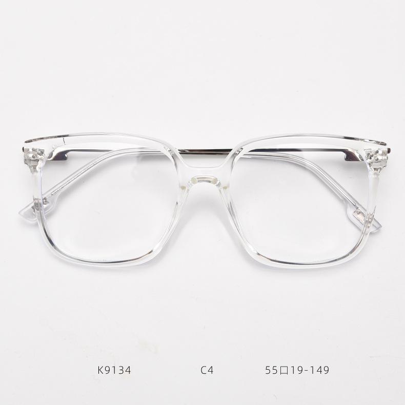 Elegant Women Large Frame Square Reading Glasses Fashion Green Prescription Eyewear Female Anti Blue Light Computer Glasses +2.5