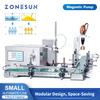ZONESUN ZS-MPXG1 Small Automatic Filling Capping Machine Bottle Cap Tightening Milk Cosmetics Liquid Filler Food Beverage