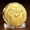 Ancient Egyptian Commemorative Coins Metal Museum Cultural and Creative, Commemorative Medals Collection Pyramid Pharaoh Relief Coins