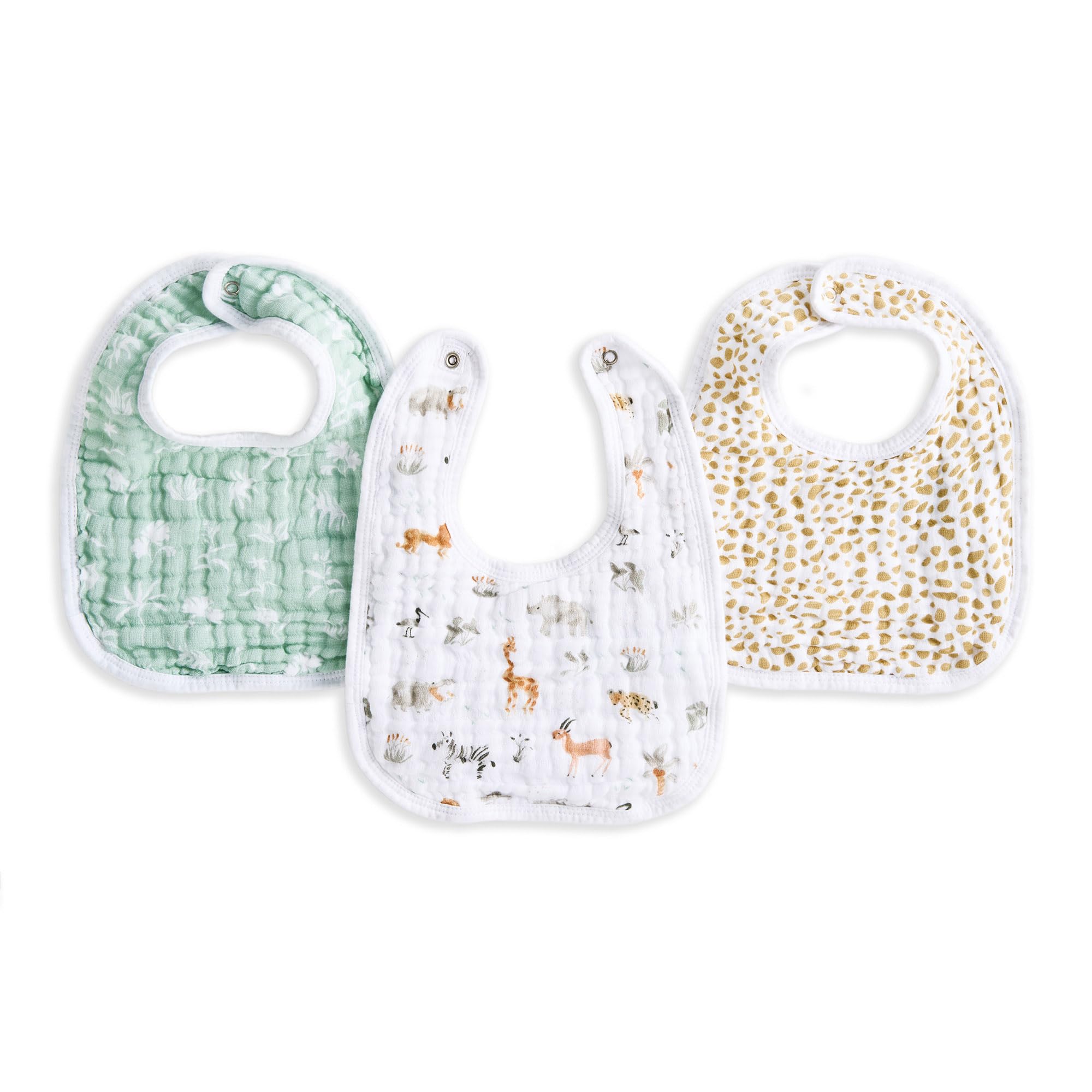 

aden anais essentials snap bib жираф сафари 3 предмета +