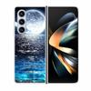 For Samsung Galaxy Fold 6 Case Cool Space Animal Clear Hard Phone Cases for Galaxy Z Fold6 5G 2024 Back Cover Zfold6 Shells Capa