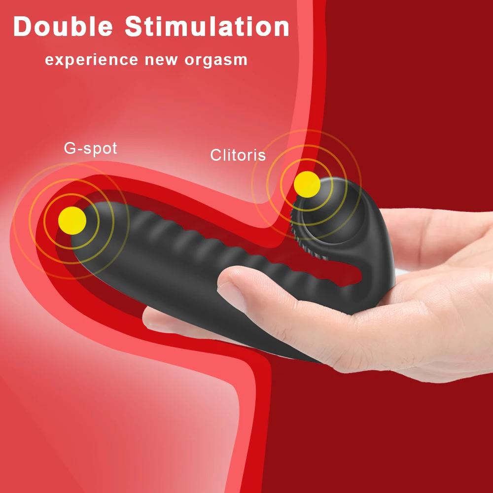 G-spot Stimulation Finger Vibrator for Women Men Nipples Clitoris Prostate Vibrating Massager Female Masturbation Sex Toys 18+