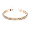 Steel Fun Jewelry Shiny Rhinestone Cuff Bracelets Bangles For Women Fashion Charm Bracelet Accessories Crystal Bracelet Gifts